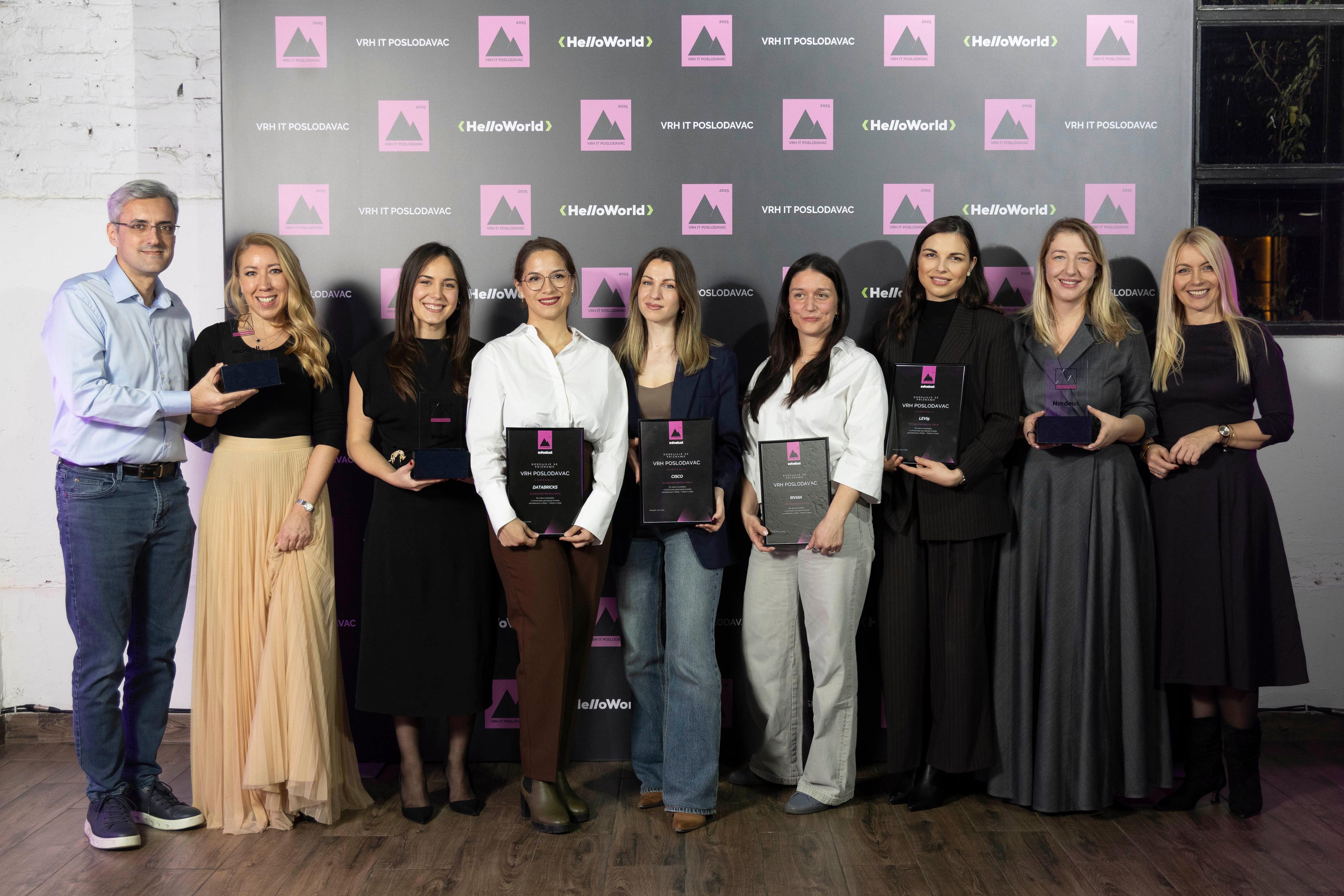 Grupna slika sa pobednicima 2025