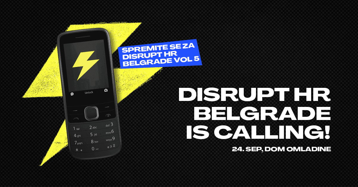 Brze ideje koje menjaju HR: Disrupt HR Belgrade stiže ponovo
